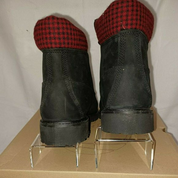 Timberland 6 in Premium Double 44527 Men's Boots Outdoors Leather Wheat SZ 9.5 - Picture 7 of 7